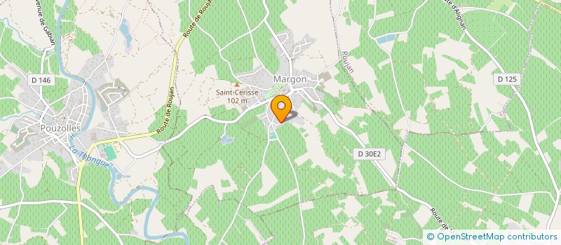 localisation de l'entreprise MADAME HASSANIA BENROUBA  MARGON