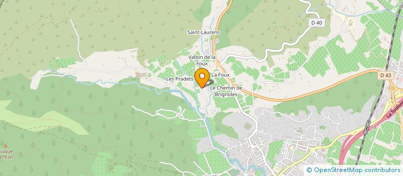 localisation de l'entreprise MADAME HASSANIA JAID  CUERS