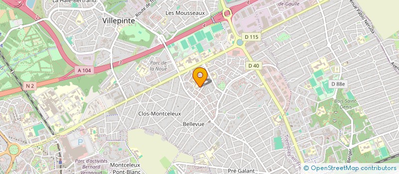 localisation de l'entreprise MADAME HASSATOU DIALLO à VILLEPINTE