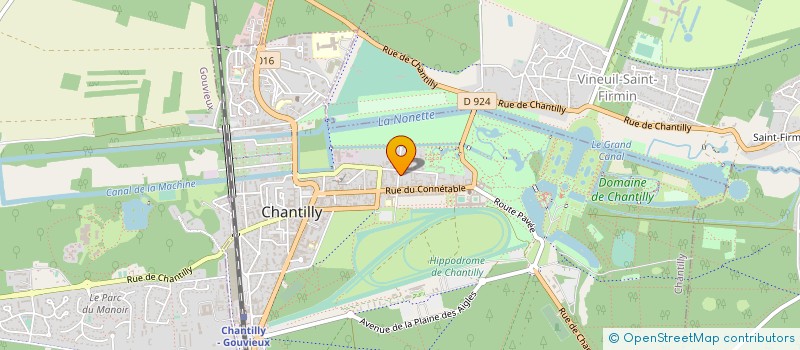 localisation de l'entreprise MADAME HASSENE KANOUN  CHANTILLY