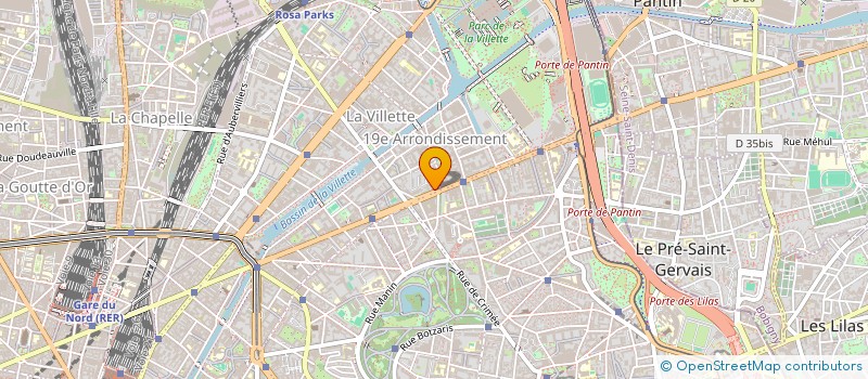 localisation de l'entreprise MADAME HASSIBA ABDELKRIM  PARIS