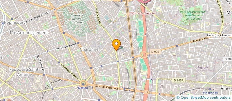 localisation de l'entreprise MADAME HASSIBA ABOUD  PARIS