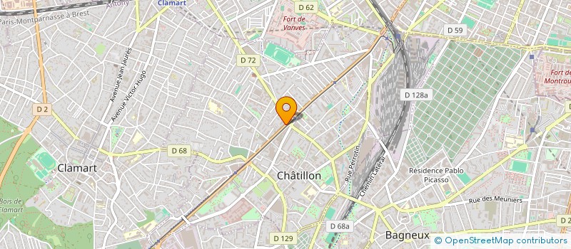 localisation de l'entreprise MADAME HASSIBA AIT MOHAMMED à CHATILLON
