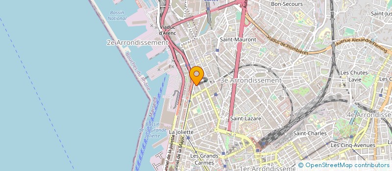 localisation de l'entreprise MADAME HASSIBA BELAHBIB à MARSEILLE