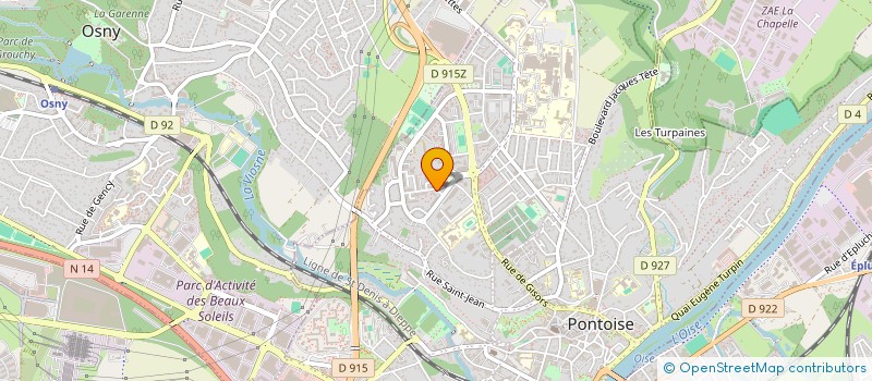 localisation de l'entreprise MADAME HASSIBA DJERRADA  PONTOISE