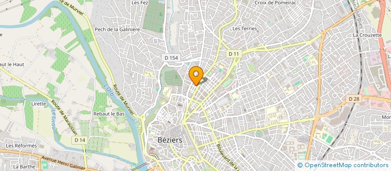 localisation de l'entreprise MADAME HASSIBA LAMMARI à BEZIERS