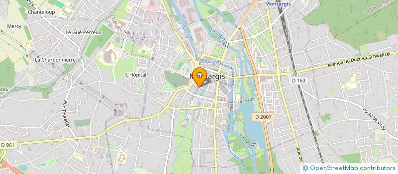 localisation de l'entreprise MADAME HASSIBA MGBROUKINE à MONTARGIS