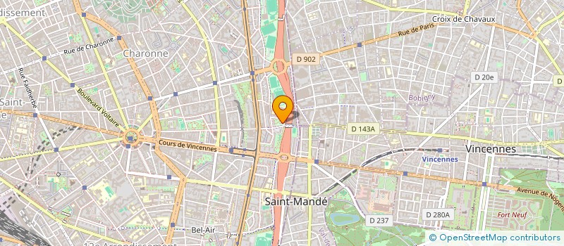 localisation de l'entreprise MADAME HASSIBA SADKI  PARIS