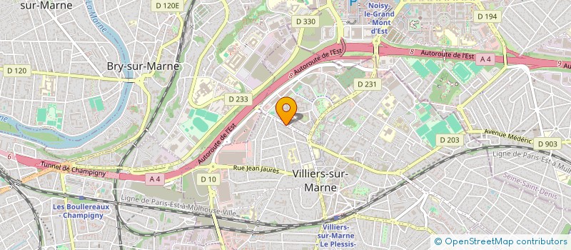 localisation de l'entreprise MADAME HASSINA AFZARA MUJEEBUR RAHAMAN à VILLIERS-SUR-MARNE
