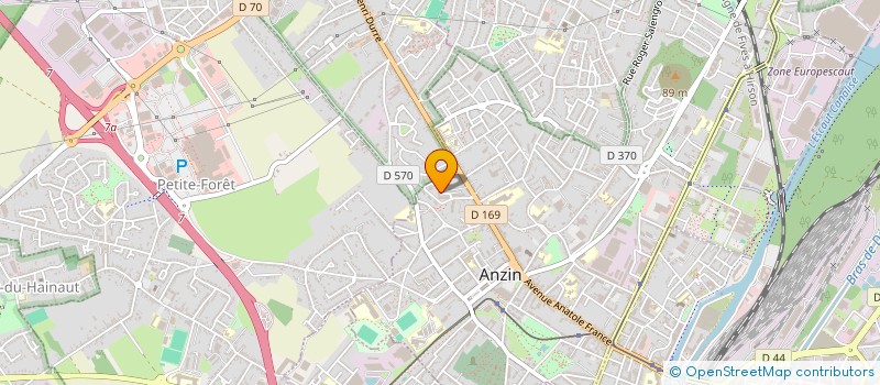 localisation de l'entreprise MADAME HASSINA BOUCETTA  ANZIN