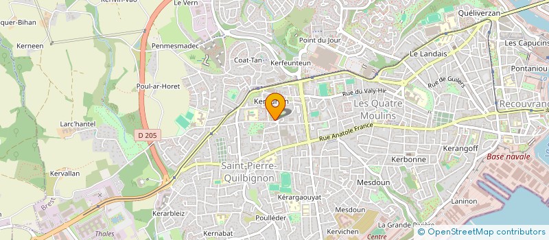 localisation de l'entreprise MADAME HASSINA BOUMALEK à BREST