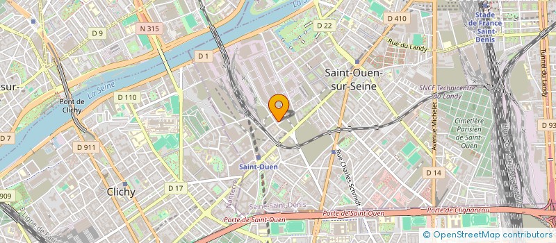 localisation de l'entreprise MADAME HASSINA CHEKKAL à SAINT-OUEN-SUR-SEINE