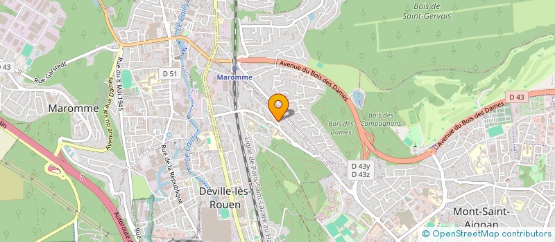 localisation de l'entreprise MADAME HASSINA DAHDAH à DEVILLE-LES-ROUEN