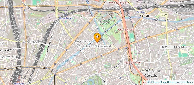 localisation de l'entreprise MADAME HASSINA DIFALLAH  PARIS