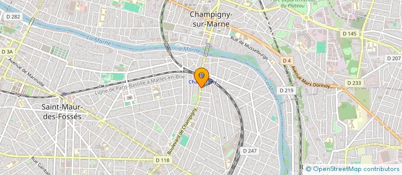 localisation de l'entreprise MADAME HASSINA MAKHLOUF à ST MAUR DES FOSSES