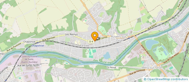 localisation de l'entreprise MADAME HASSINA MOHAMED à AUVERS-SUR-OISE