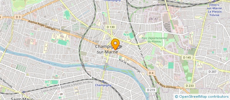 localisation de l'entreprise MADAME HASSINA MOUSSA à CHAMPIGNY-SUR-MARNE