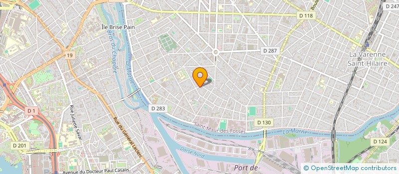 localisation de l'entreprise MADAME HASSINA SALMI  SAINT-MAUR-DES-FOSSES