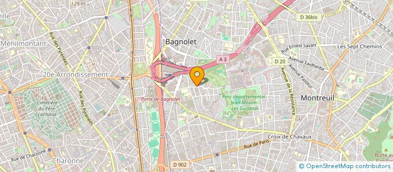 localisation de l'entreprise MADAME HASSINA TAYEB CHERIF à BAGNOLET