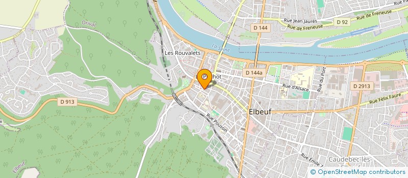 localisation de l'entreprise MADAME HASSINA TILOUTA  ELBEUF