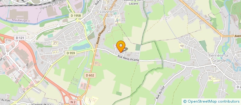 localisation de l'entreprise MADAME HASSNA FATHALLAH  LOUVROIL