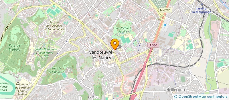 localisation de l'entreprise MADAME HASSNA HAMCHICH  VANDUVRE-LES-NANCY