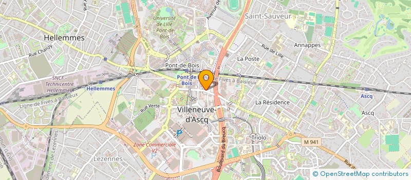 localisation de l'entreprise MADAME HASSNA TABENYOUSSEF à VILLENEUVE-D'ASCQ