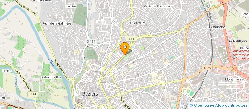localisation de l'entreprise MADAME HASSNIA EL FILALI à BEZIERS