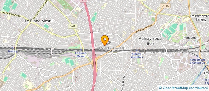 localisation de l'entreprise MADAME HASTHOORI BALACHANDRAN à AULNAY-SOUS-BOIS