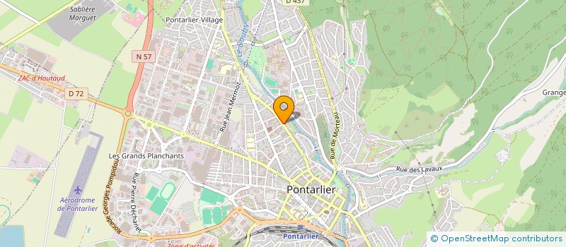 localisation de l'entreprise MADAME HATHAICHANOK SOMSED à PONTARLIER