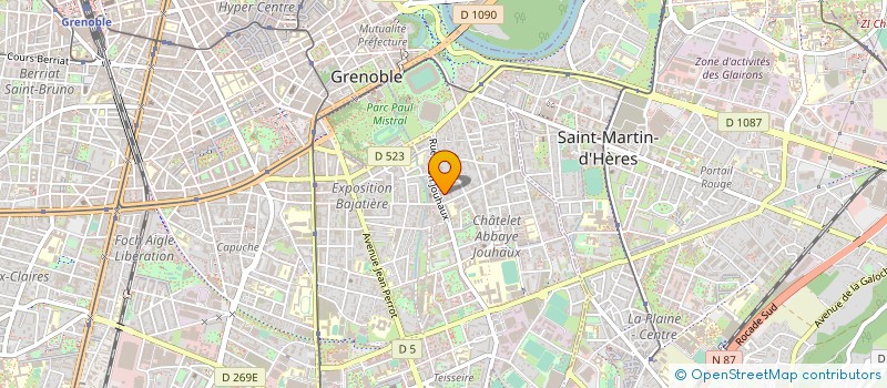 localisation de l'entreprise MADAME HATICE ARISOY  GRENOBLE