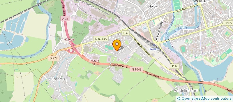 localisation de l'entreprise MADAME HATICE CAKIR  SEDAN