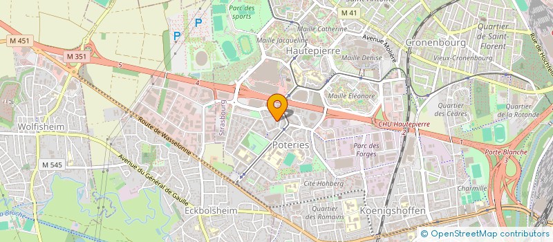 localisation de l'entreprise MADAME HATICE ERCAN à STRASBOURG