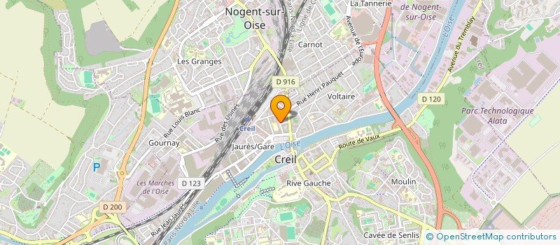 localisation de l'entreprise MADAME HATICE ERGUN à CREIL