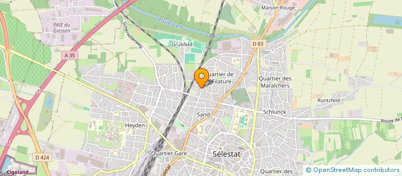 localisation de l'entreprise MADAME HATICE KONAN à SELESTAT
