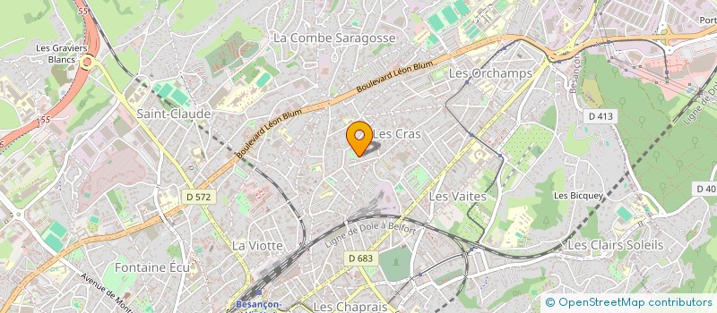 localisation de l'entreprise MADAME HATICE MUTLU  BESANCON