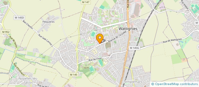 localisation de l'entreprise MADAME HATICE UMIT  WATTIGNIES