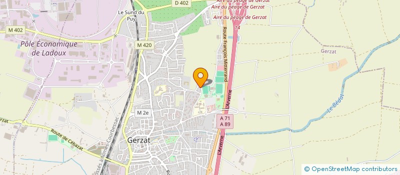 localisation de l'entreprise MADAME HATICE YILMAZ  GERZAT