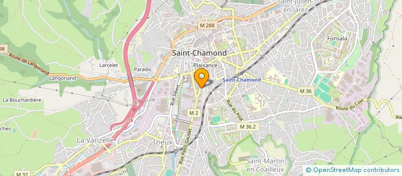 localisation de l'entreprise MADAME HATICE YOLAL  SAINT-CHAMOND