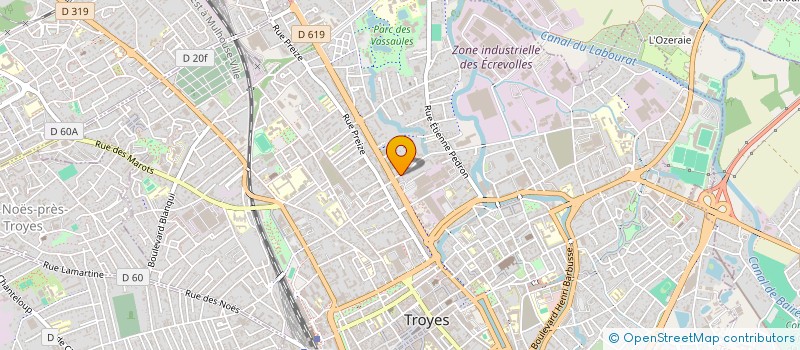 localisation de l'entreprise MADAME HATIJA HAJRA  TROYES
