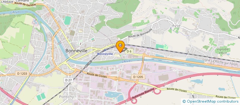 localisation de l'entreprise MADAME HATIKA RAHMOUN  BONNEVILLE