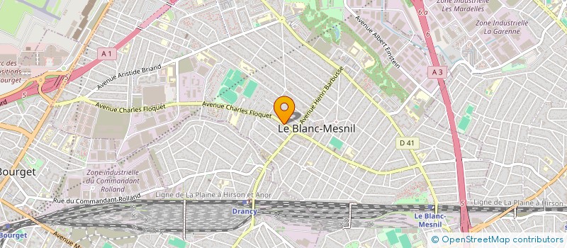 localisation de l'entreprise MADAME HATOUMASSIRA TRAORE  LE BLANC-MESNIL