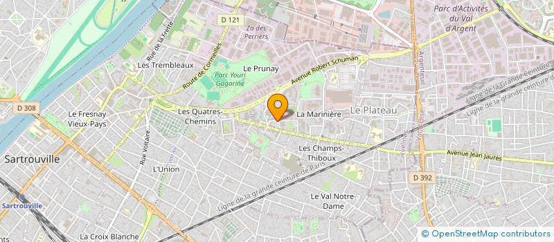 localisation de l'entreprise MADAME HATOUMATA TOUNKARA  SARTROUVILLE