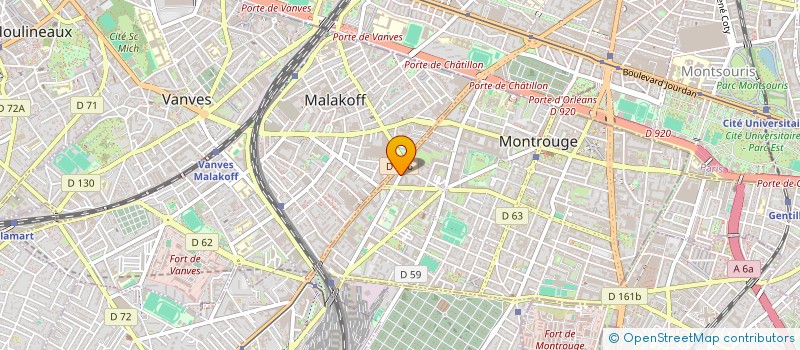localisation de l'entreprise MADAME HAUDE MONFORT à MONTROUGE