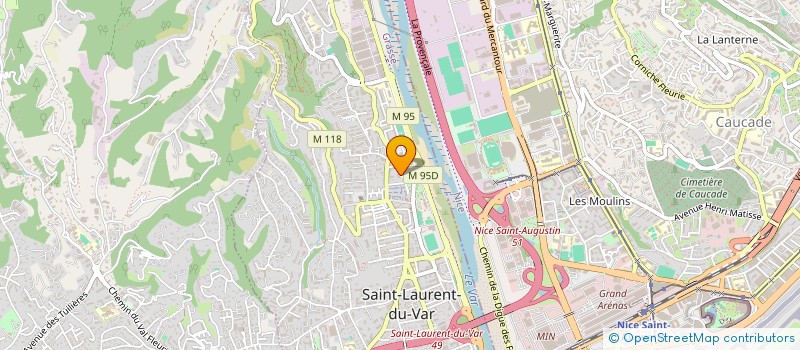 localisation de l'entreprise MADAME HAULANI GATTO à CAGNES-SUR-MER