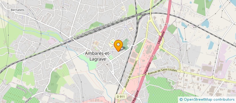 localisation de l'entreprise MADAME HAURIA RAMIANDRISOA  AMBARES-ET-LAGRAVE