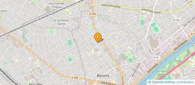 localisation de l'entreprise MADAME HAUSSANA BORGES à BEZONS