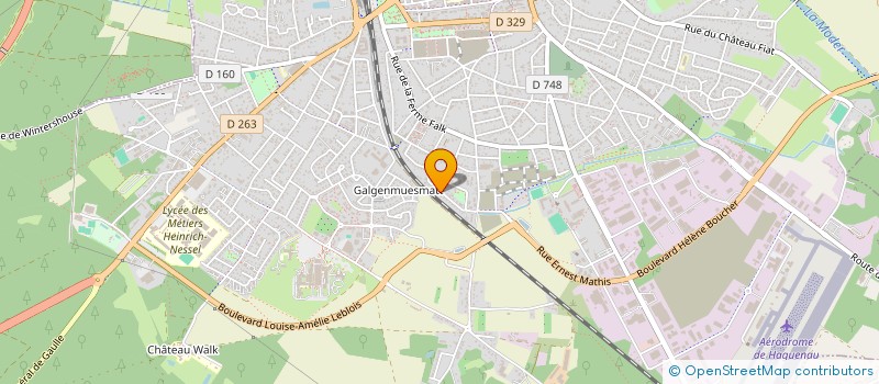 localisation de l'entreprise MADAME HAVA BASPINAR à HAGUENAU