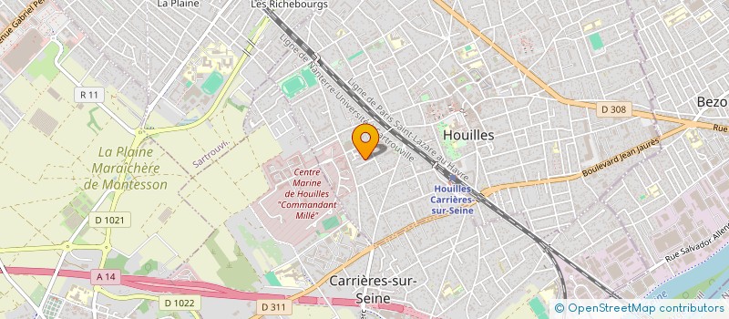 localisation de l'entreprise MADAME HAVA CAUSI  HOUILLES