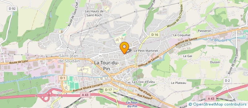 localisation de l'entreprise MADAME HAVA KAPTAN  LA TOUR-DU-PIN